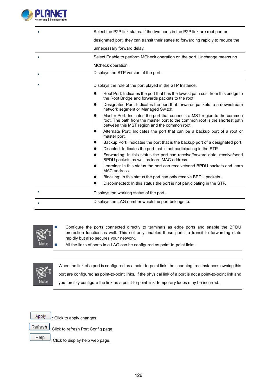PLANET FGSW-2840 User Manual | Page 126 / 263