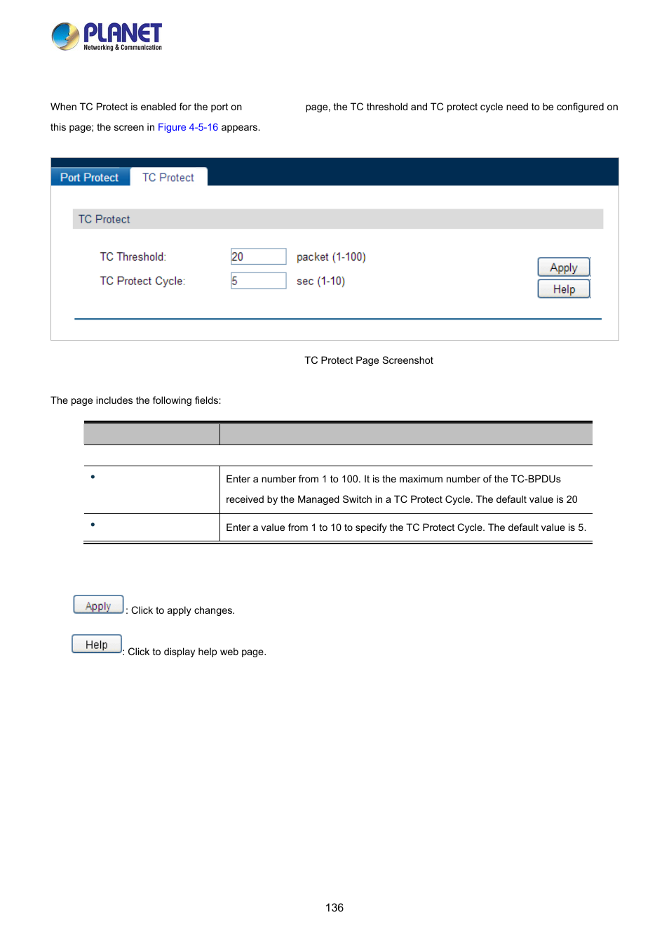 2 tc protect | PLANET FGSW-2840 User Manual | Page 136 / 263