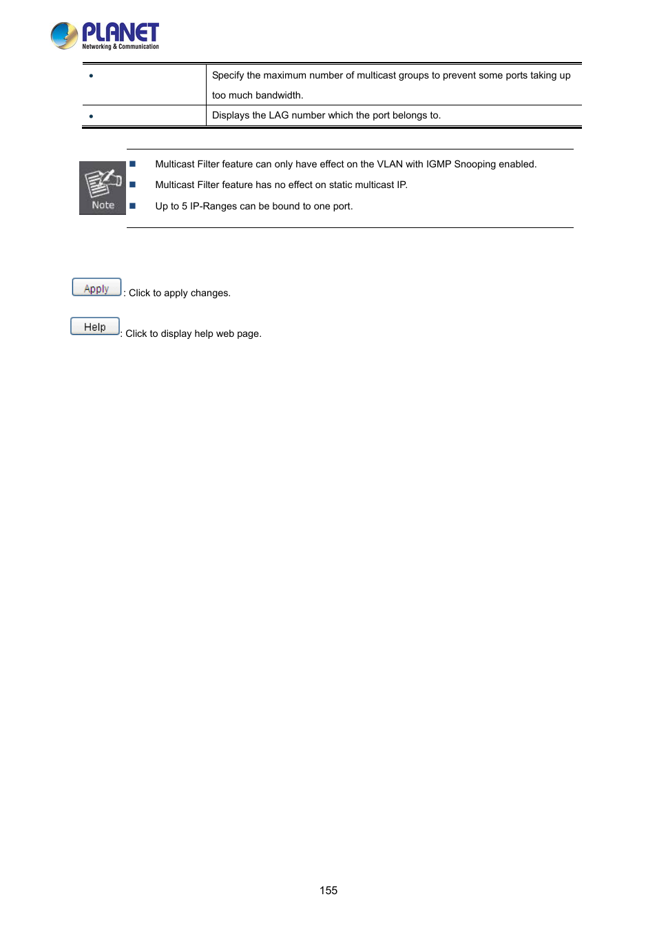 PLANET FGSW-2840 User Manual | Page 155 / 263