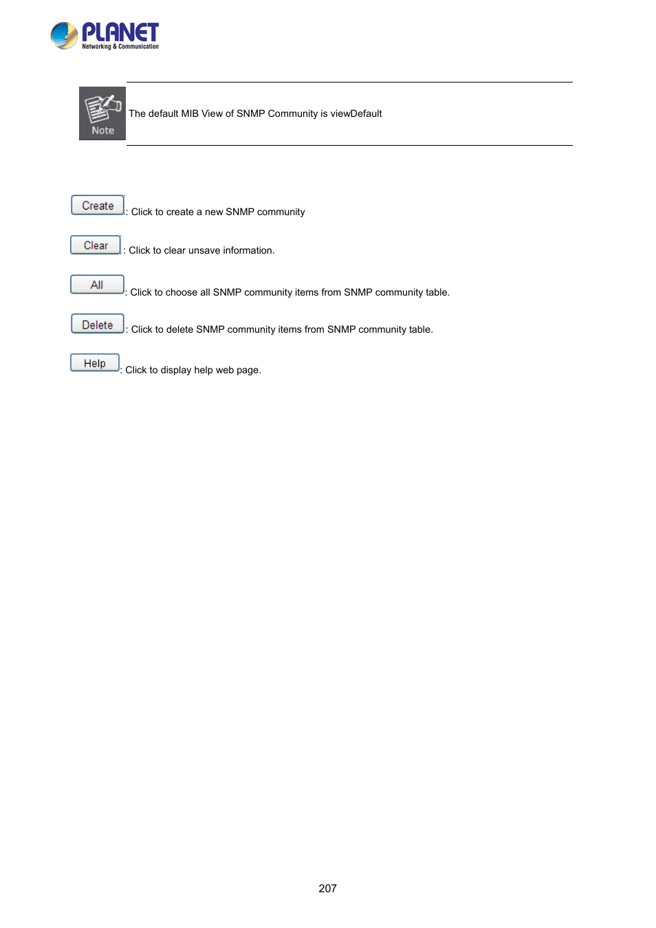 PLANET FGSW-2840 User Manual | Page 207 / 263