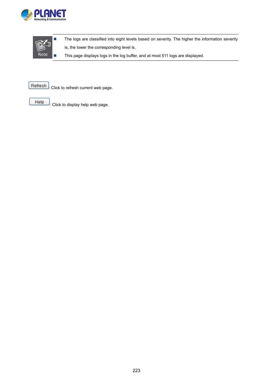 PLANET FGSW-2840 User Manual | Page 223 / 263