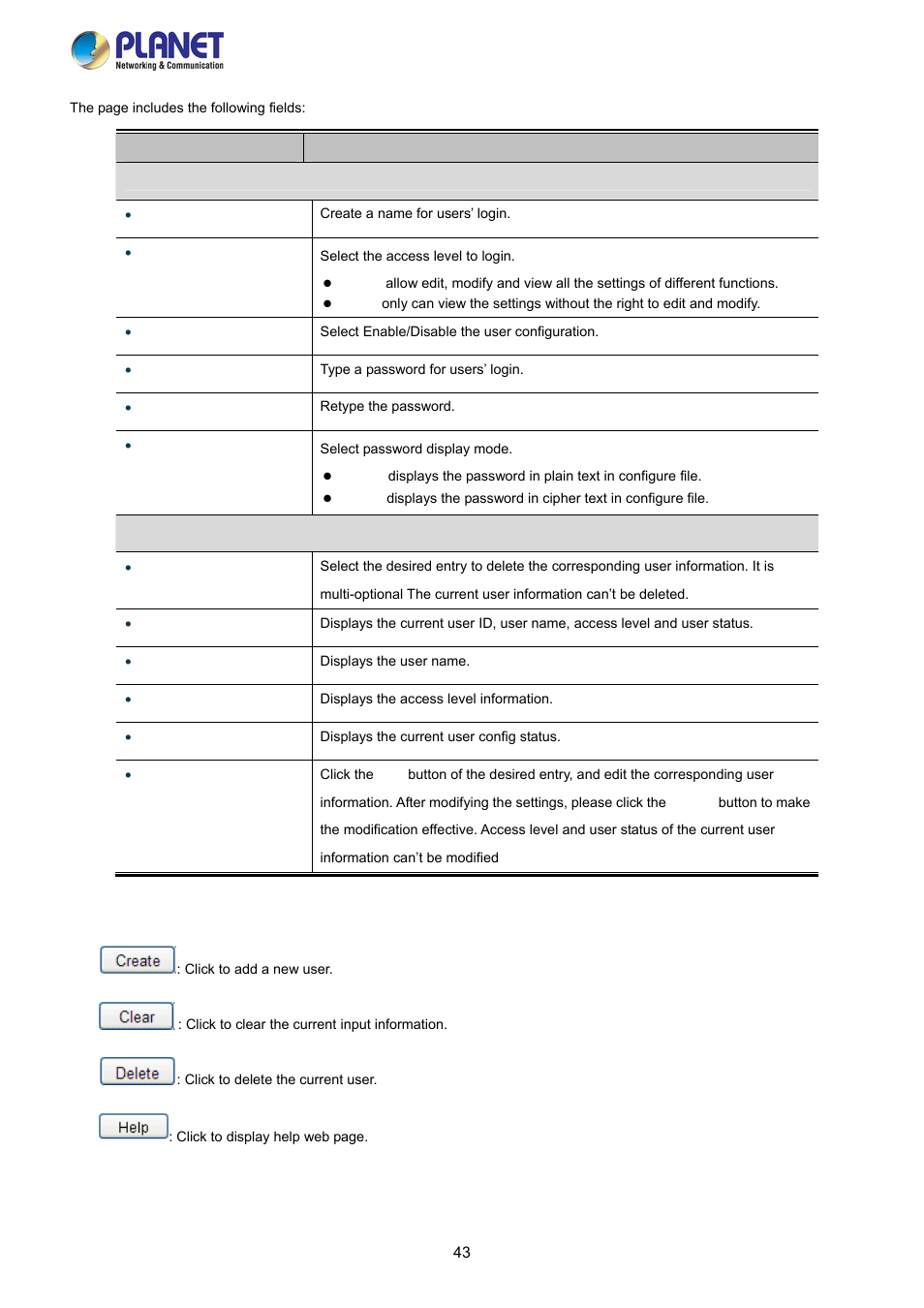 PLANET FGSW-2840 User Manual | Page 43 / 263