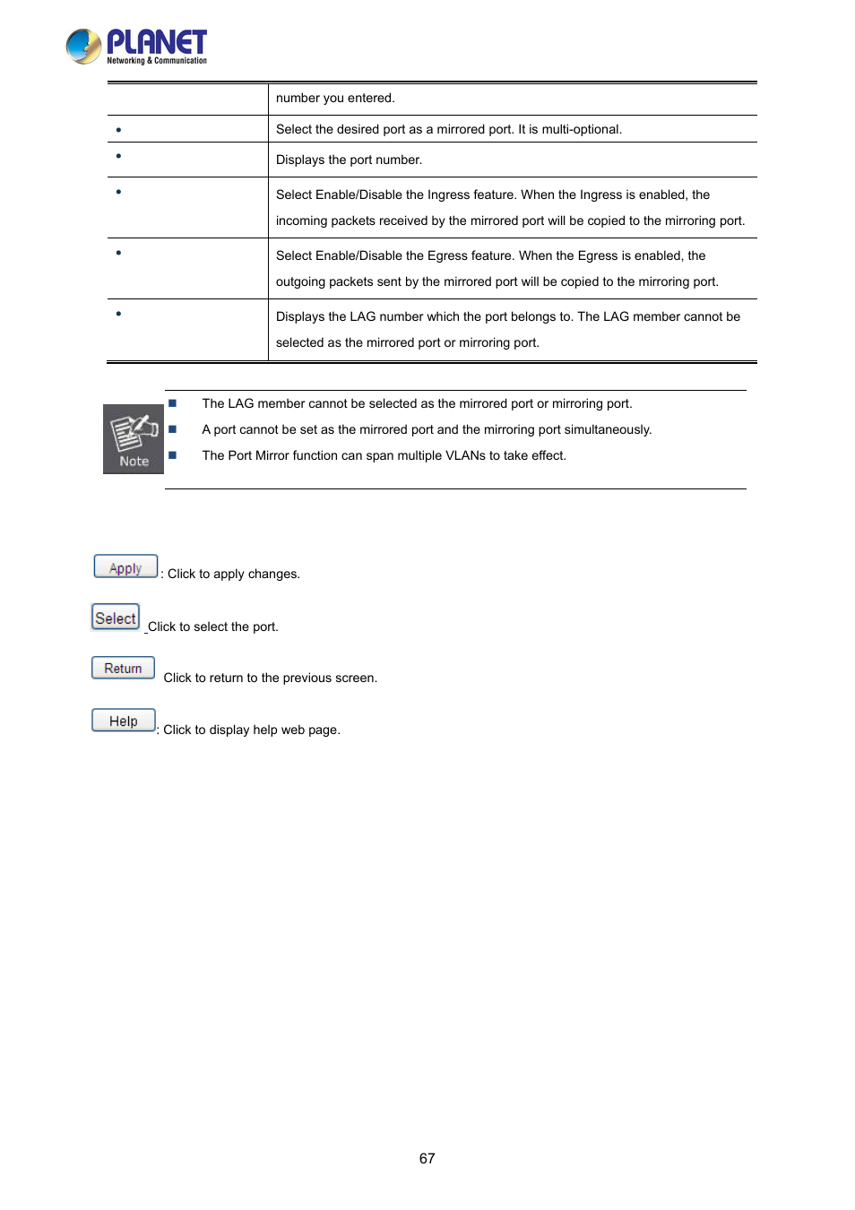 PLANET FGSW-2840 User Manual | Page 67 / 263
