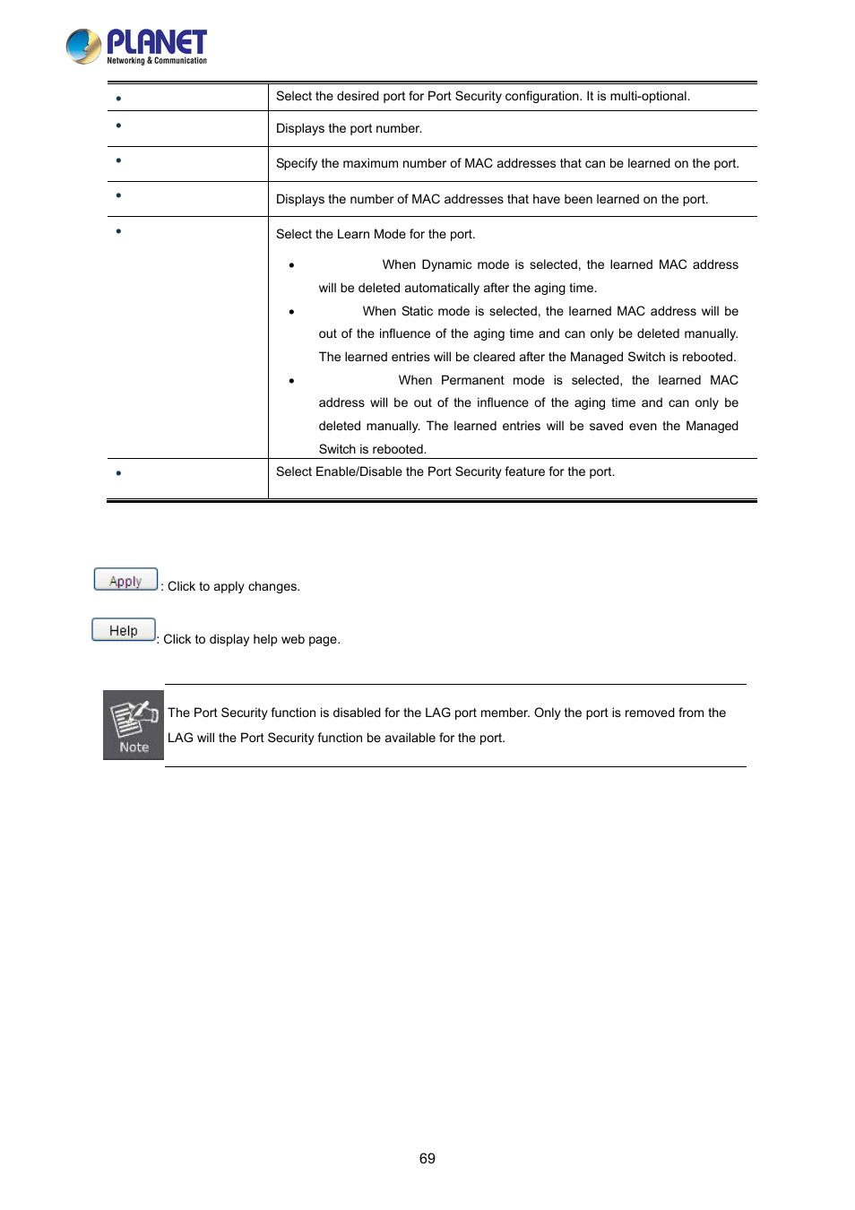 PLANET FGSW-2840 User Manual | Page 69 / 263