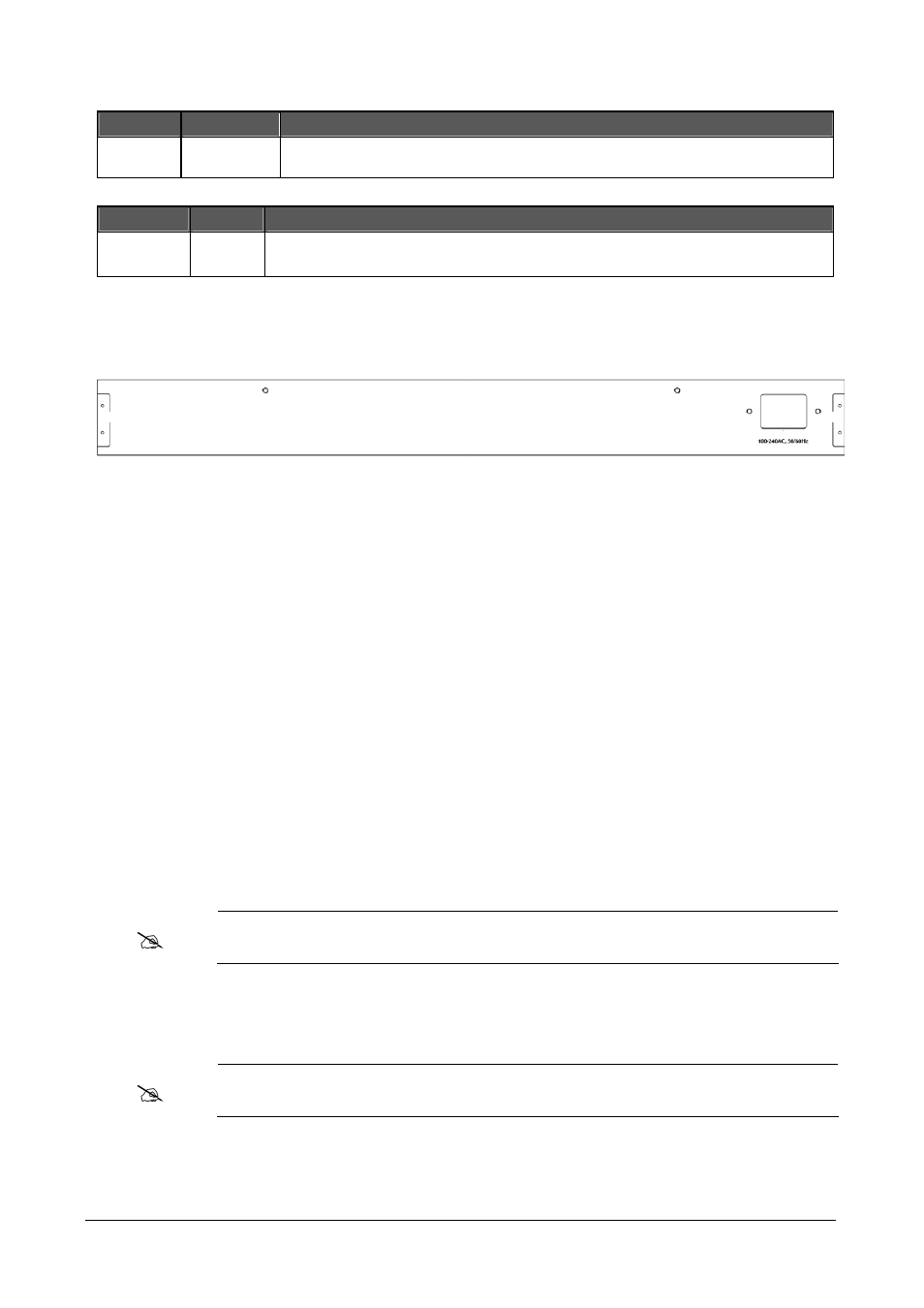 4 fgsw-4840s rear panel, 2 installing a fgsw-4840s, 1 desktop installation | Nstalling a, Fgsw-4840s | PLANET FGSW-4840S User Manual | Page 8 / 38