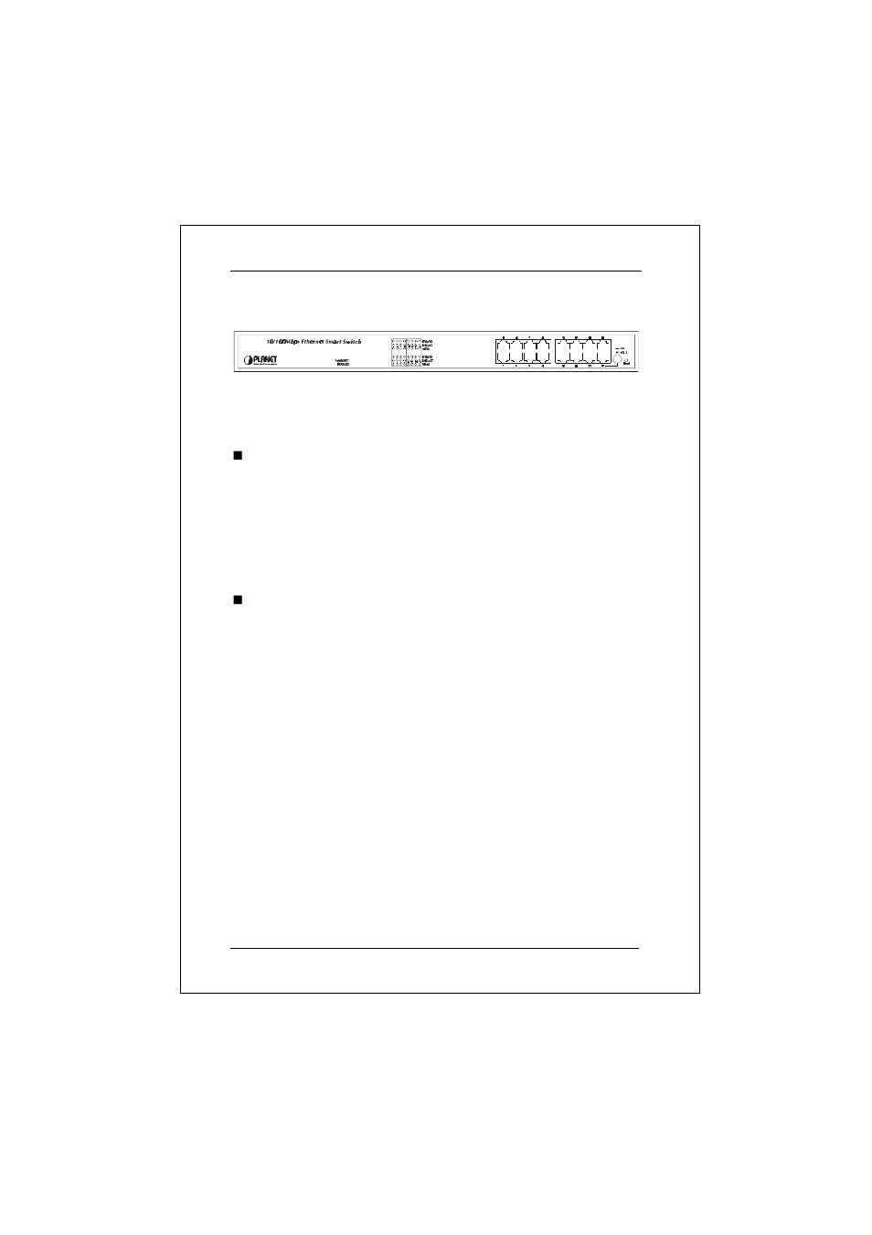 2 front panel | PLANET FNSW-1600S User Manual | Page 8 / 33