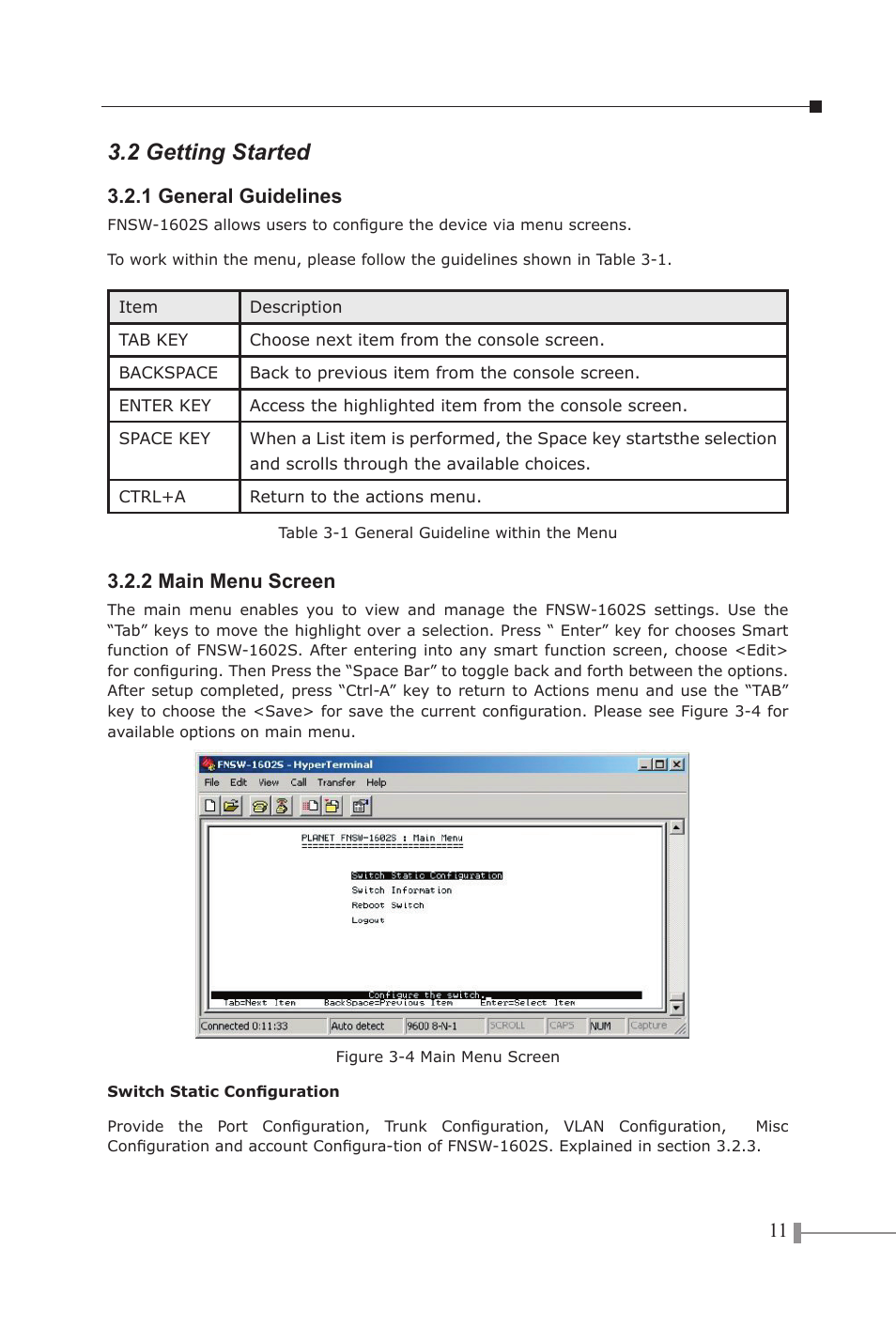 2 getting started | PLANET FNSW-1602S User Manual | Page 13 / 43