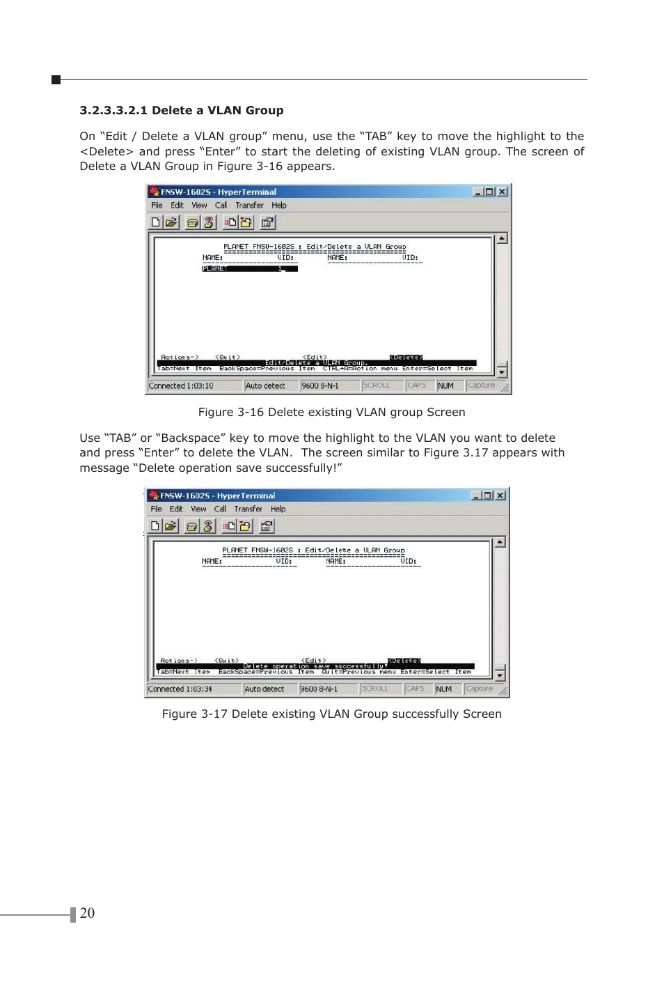 PLANET FNSW-1602S User Manual | Page 22 / 43