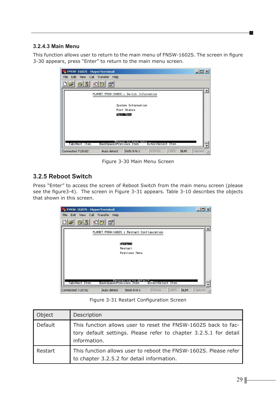 5 reboot switch | PLANET FNSW-1602S User Manual | Page 31 / 43