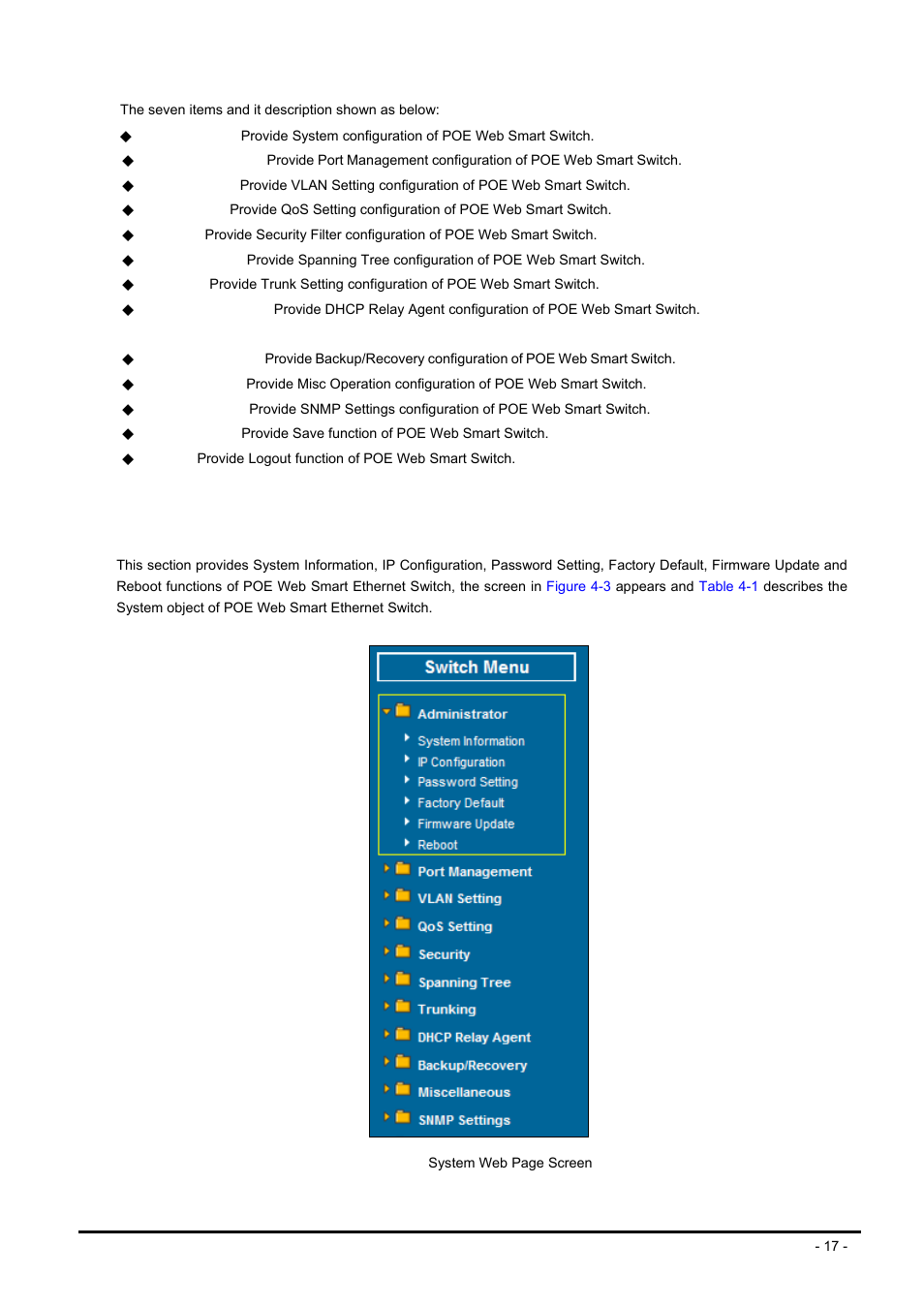 2 administrator, Dministrator | PLANET FNSW-2400PS User Manual | Page 17 / 70