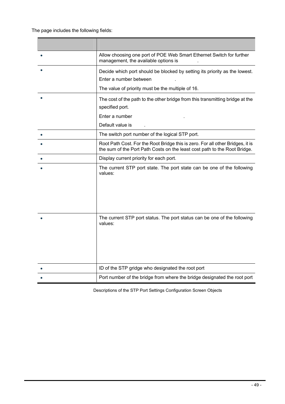 PLANET FNSW-2400PS User Manual | Page 49 / 70