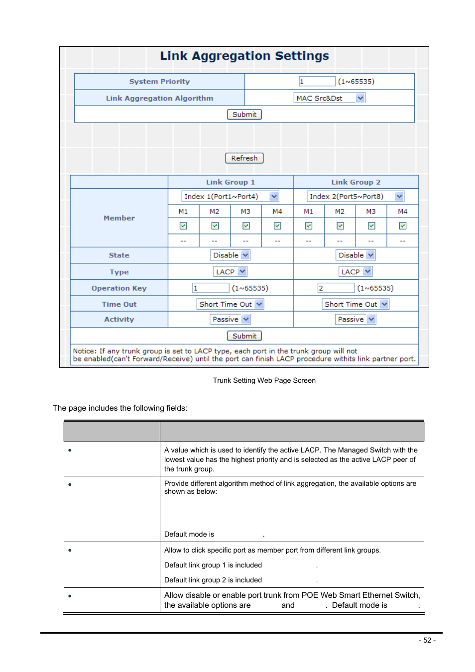 PLANET FNSW-2400PS User Manual | Page 52 / 70