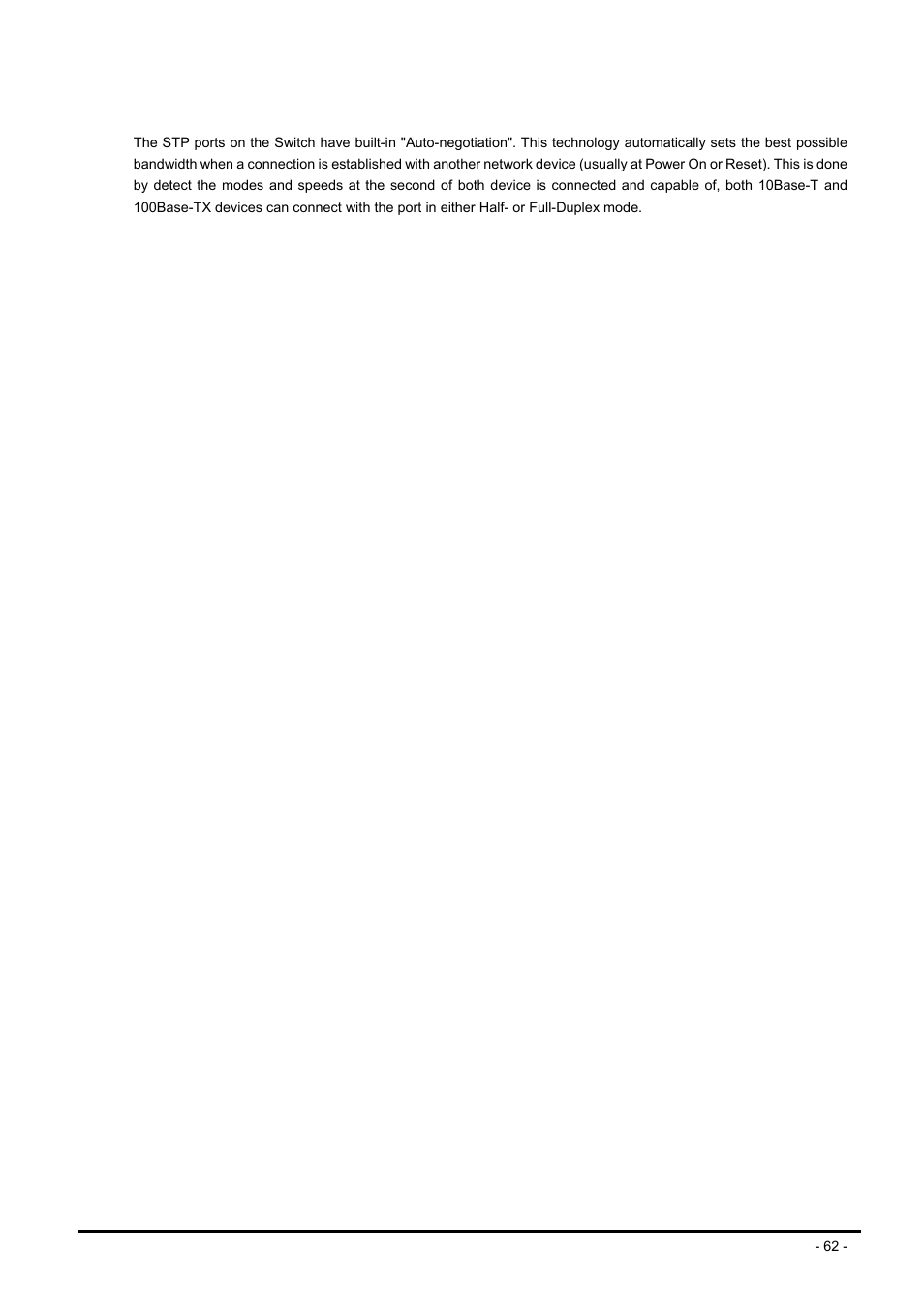 5 auto-negotiation, Egotiation | PLANET FNSW-2400PS User Manual | Page 62 / 70