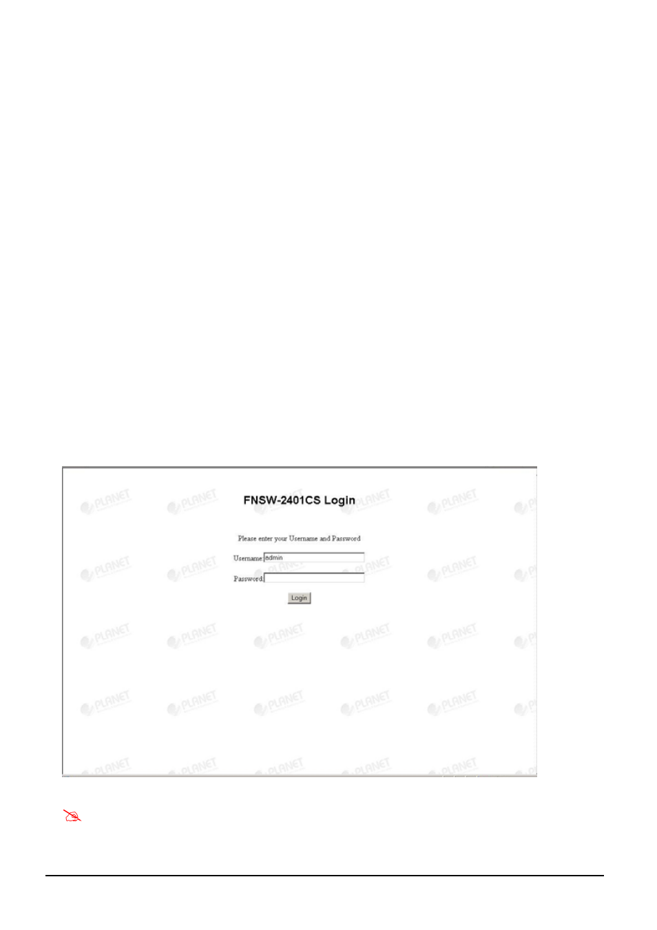 Switch management, 1 overview, 2 management method | 1 web management, 3 logging on to the fnsw-2401cs, Verview, Anagement, Ethod, Ogging on to the, Fnsw-2401cs | PLANET FNSW-2401CS User Manual | Page 9 / 38