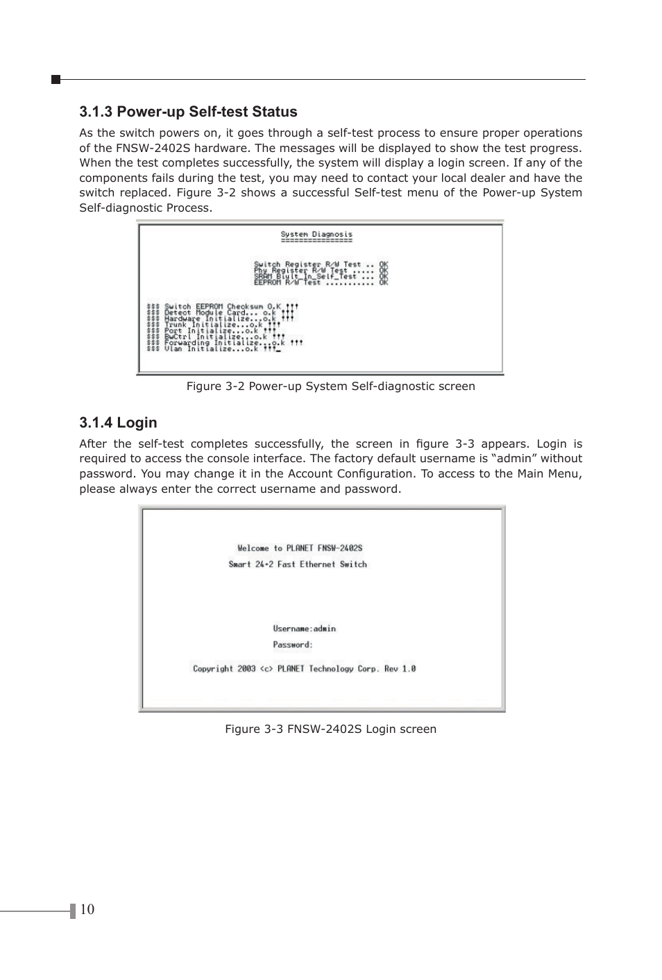 PLANET FNSW-2402S User Manual | Page 12 / 39