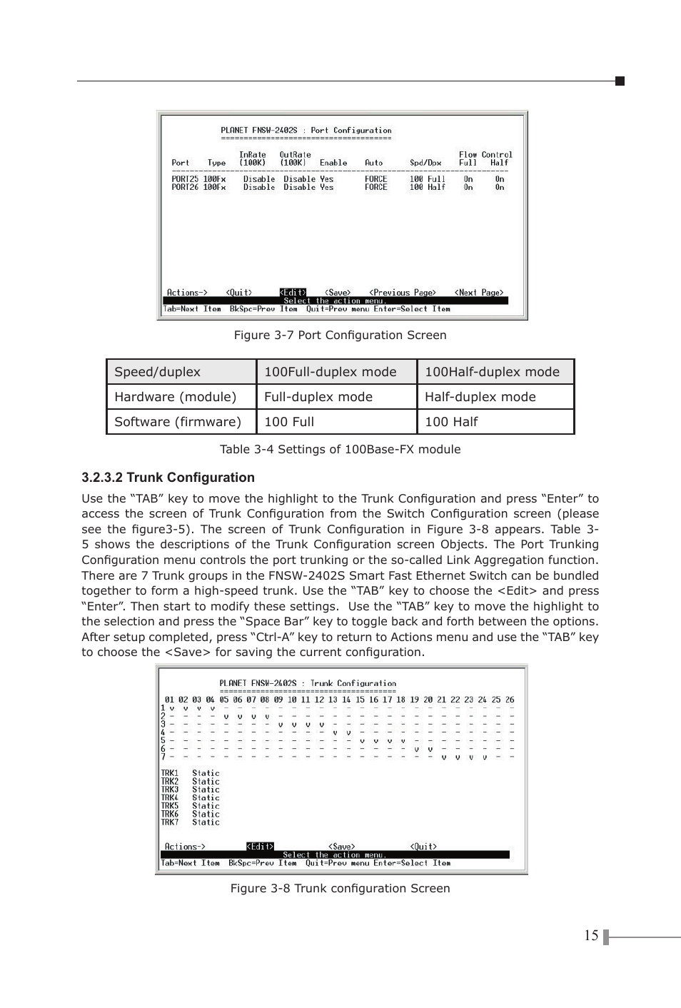 PLANET FNSW-2402S User Manual | Page 17 / 39