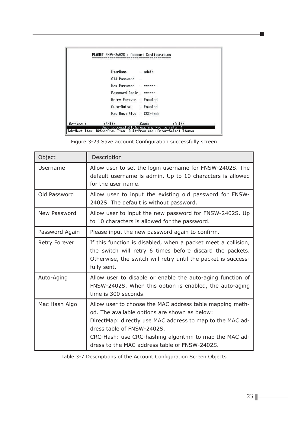 PLANET FNSW-2402S User Manual | Page 25 / 39