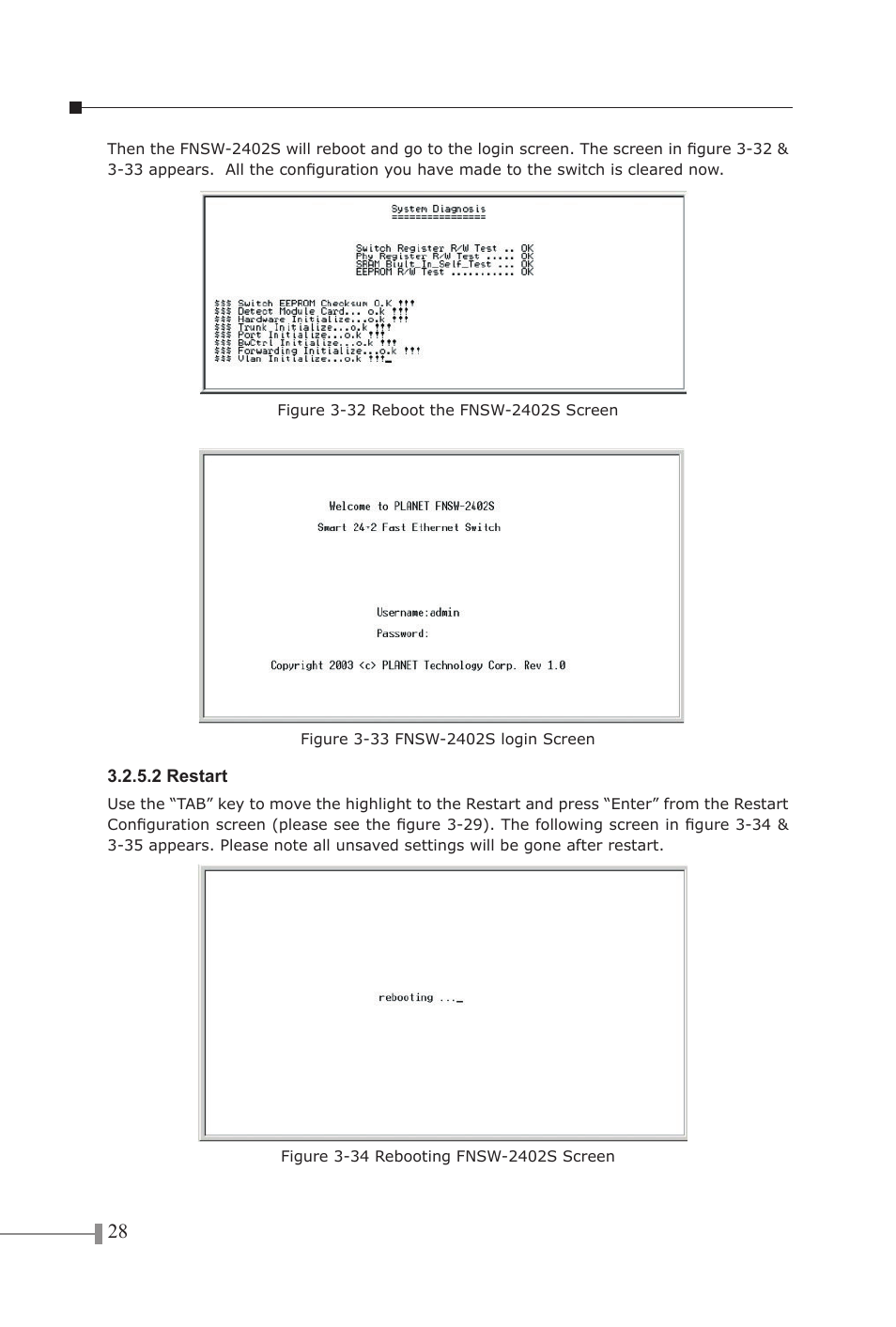 PLANET FNSW-2402S User Manual | Page 30 / 39