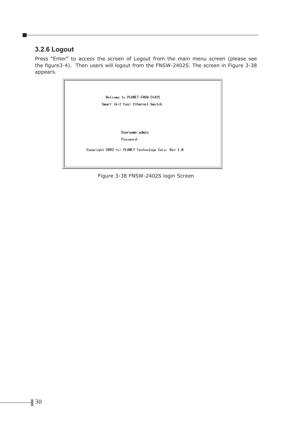 PLANET FNSW-2402S User Manual | Page 32 / 39