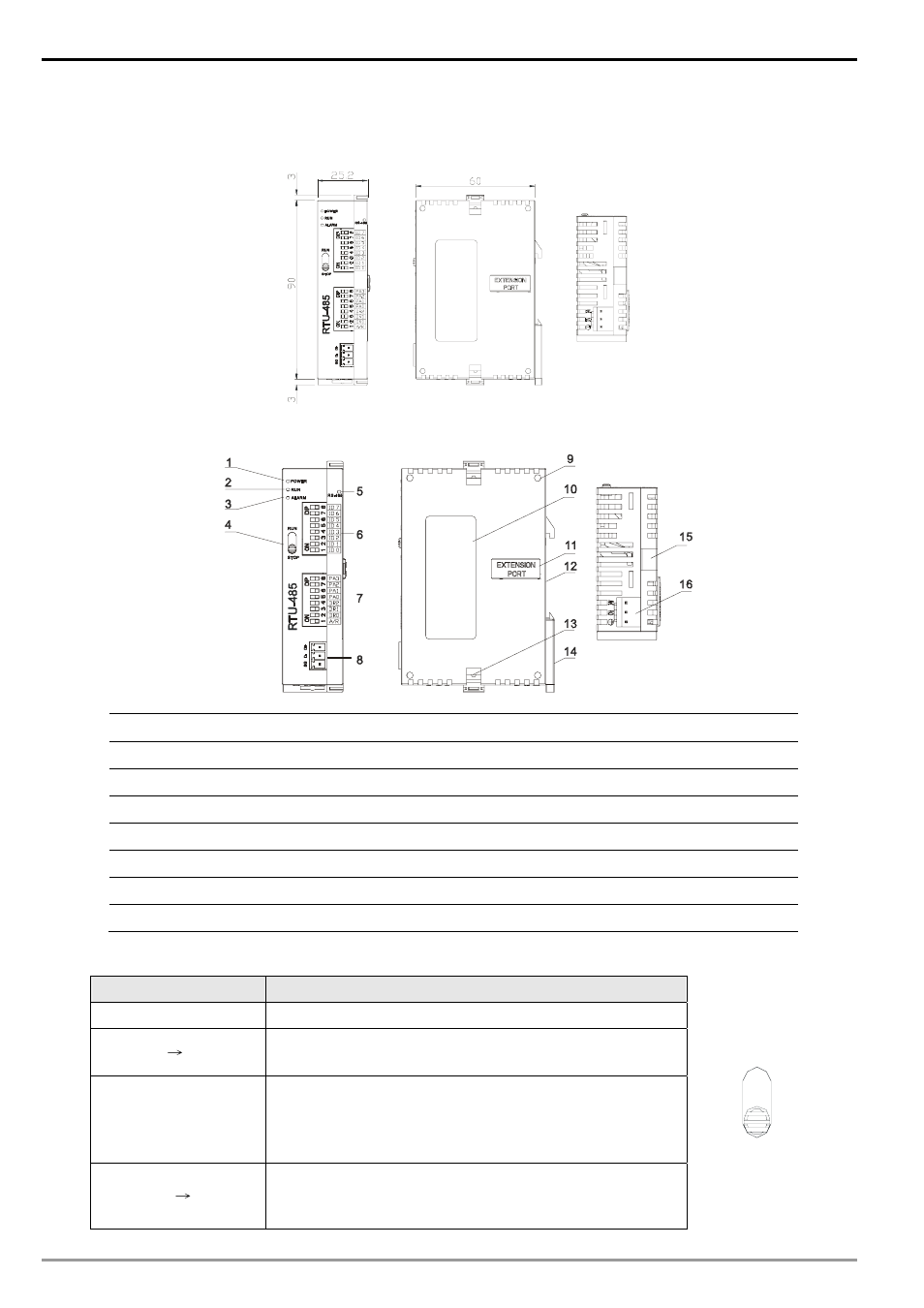 Modbus remote i/o communication module rtu-485 | Delta Electronics Communication Module RTU-485 User Manual | Page 6 / 14