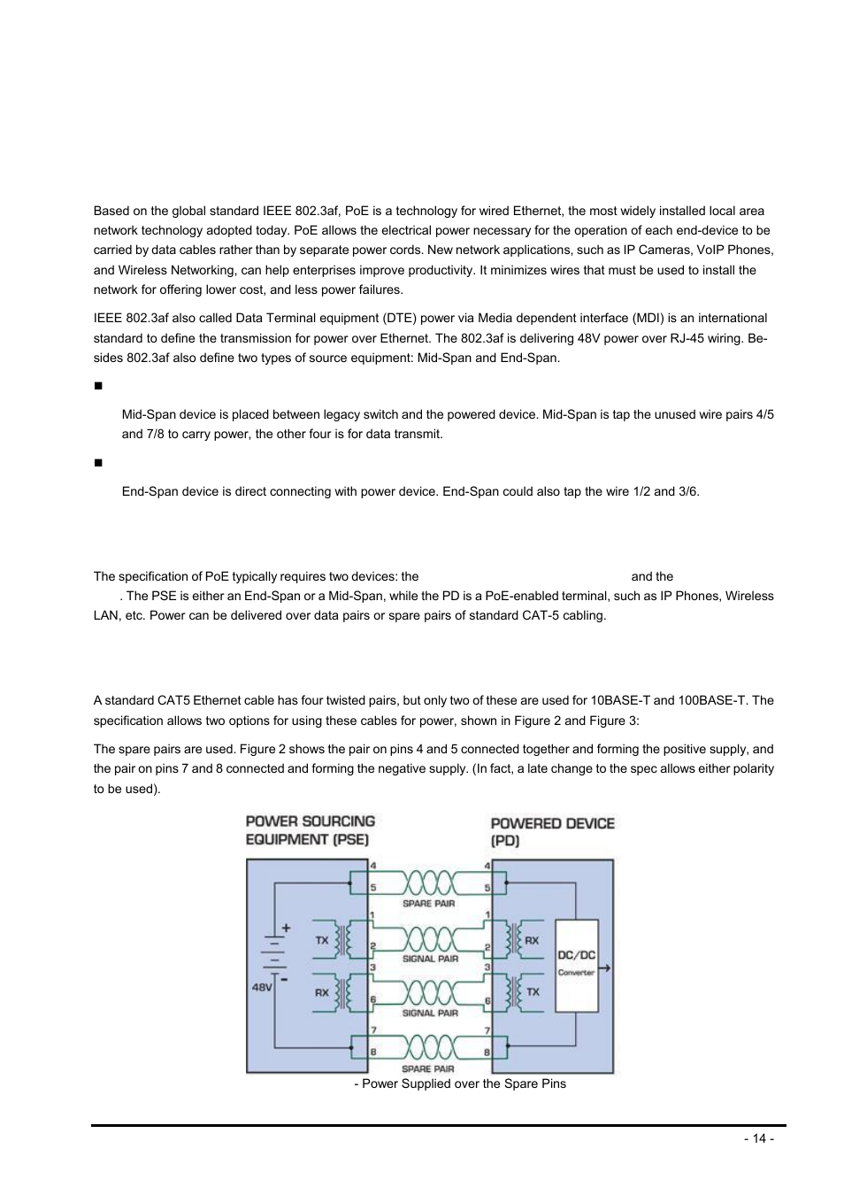 Power over ethernet overview, What is poe | PLANET FSD-804P User Manual | Page 14 / 21