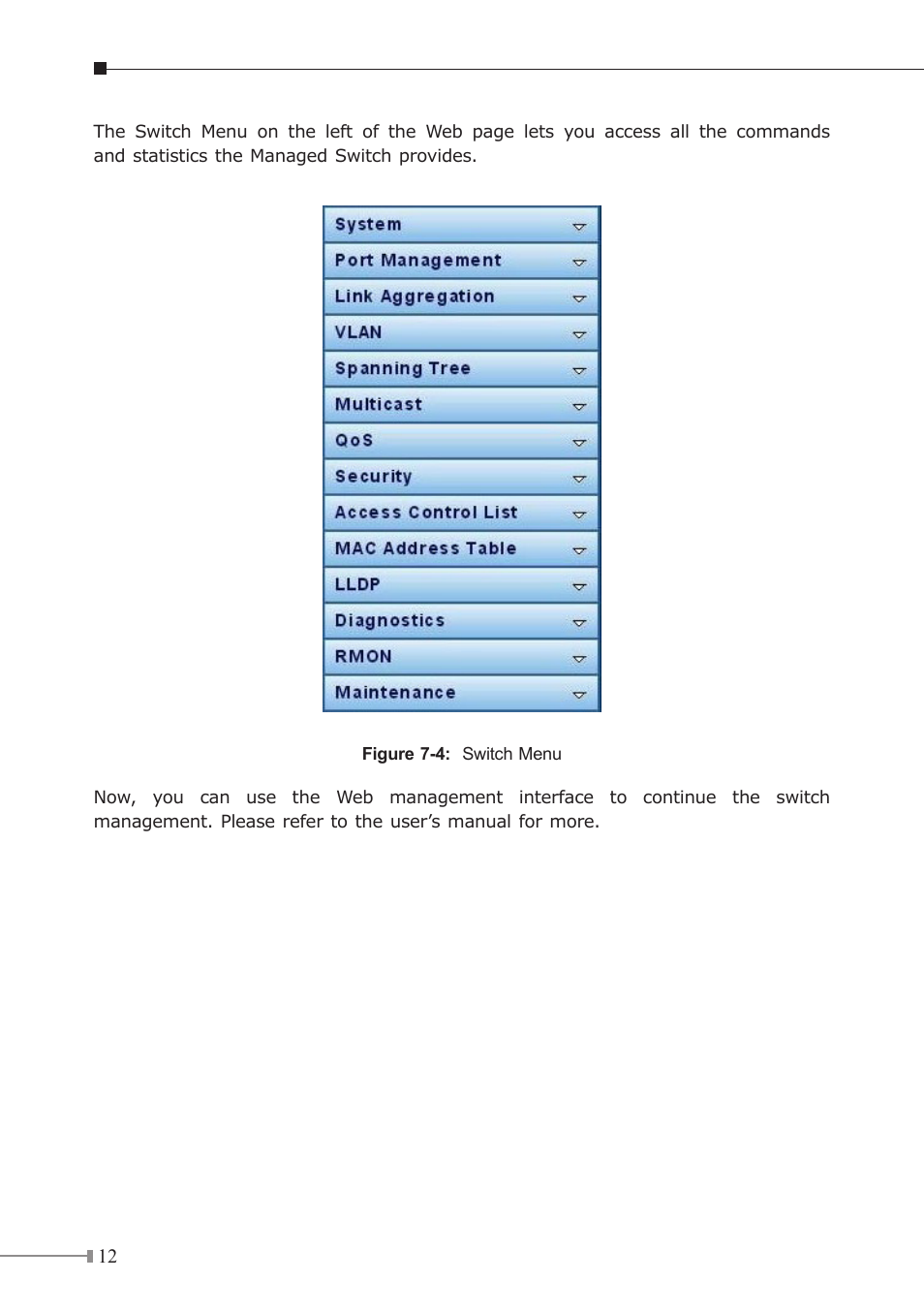 PLANET GS-4210-16T2S User Manual | Page 12 / 16