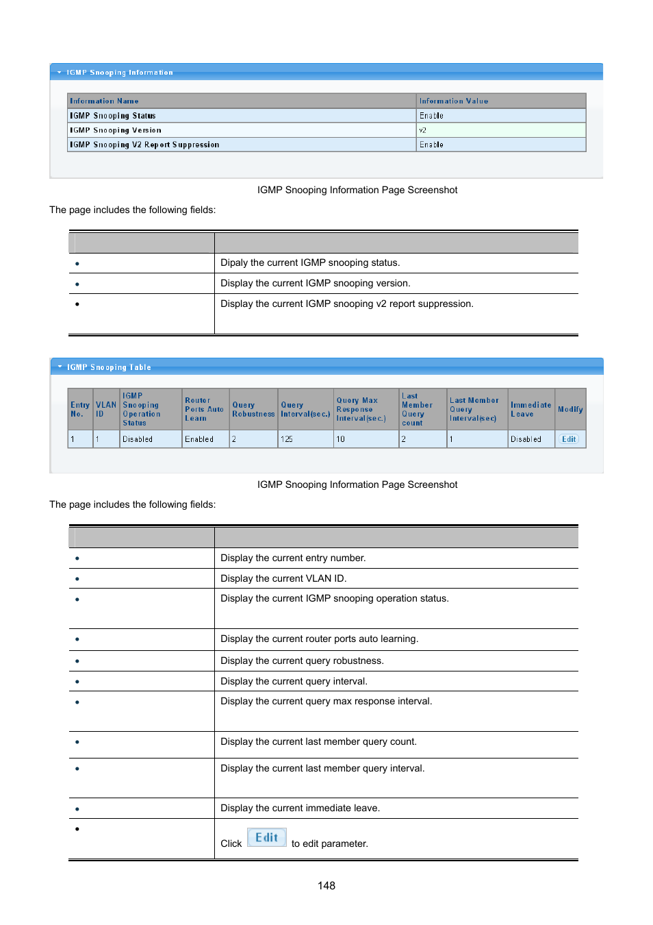 PLANET GS-4210-24P2S User Manual | Page 148 / 346