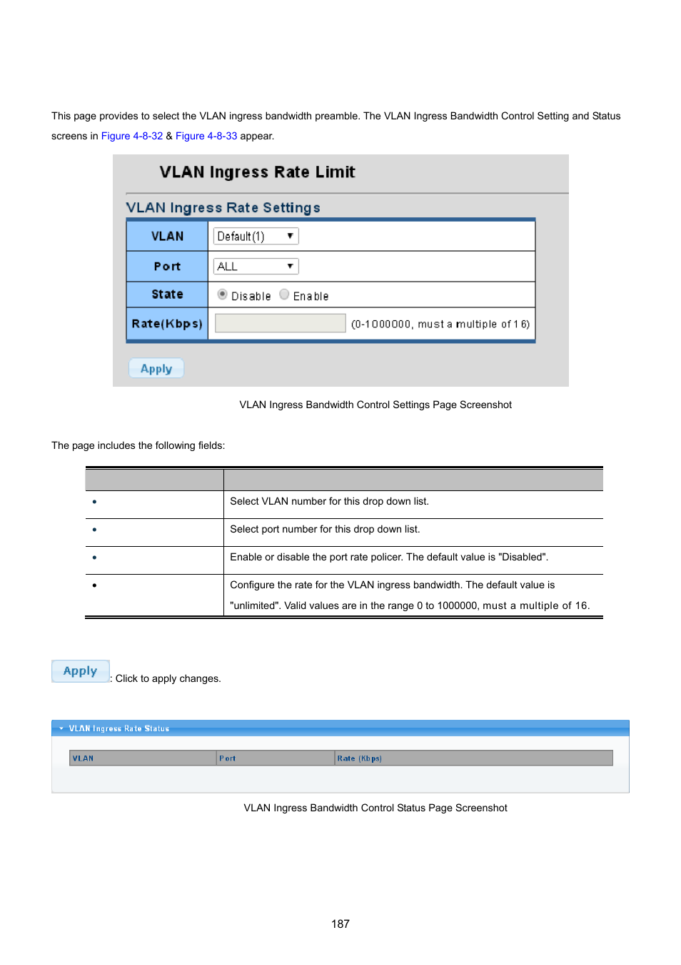 2 ingress vlan settings | PLANET GS-4210-24P2S User Manual | Page 187 / 346