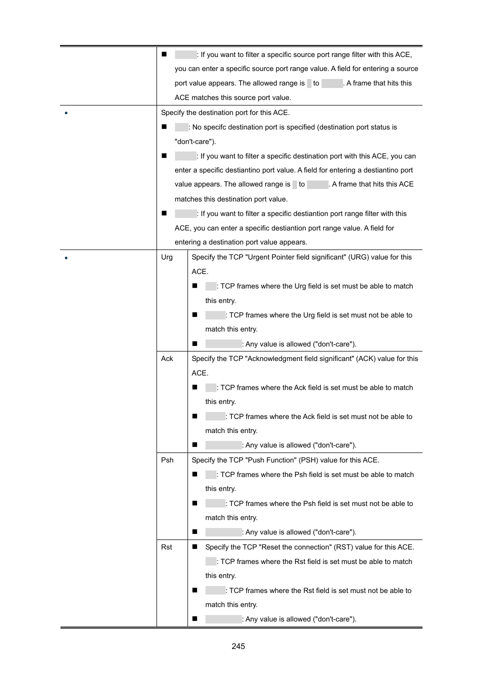 PLANET GS-4210-24P2S User Manual | Page 245 / 346