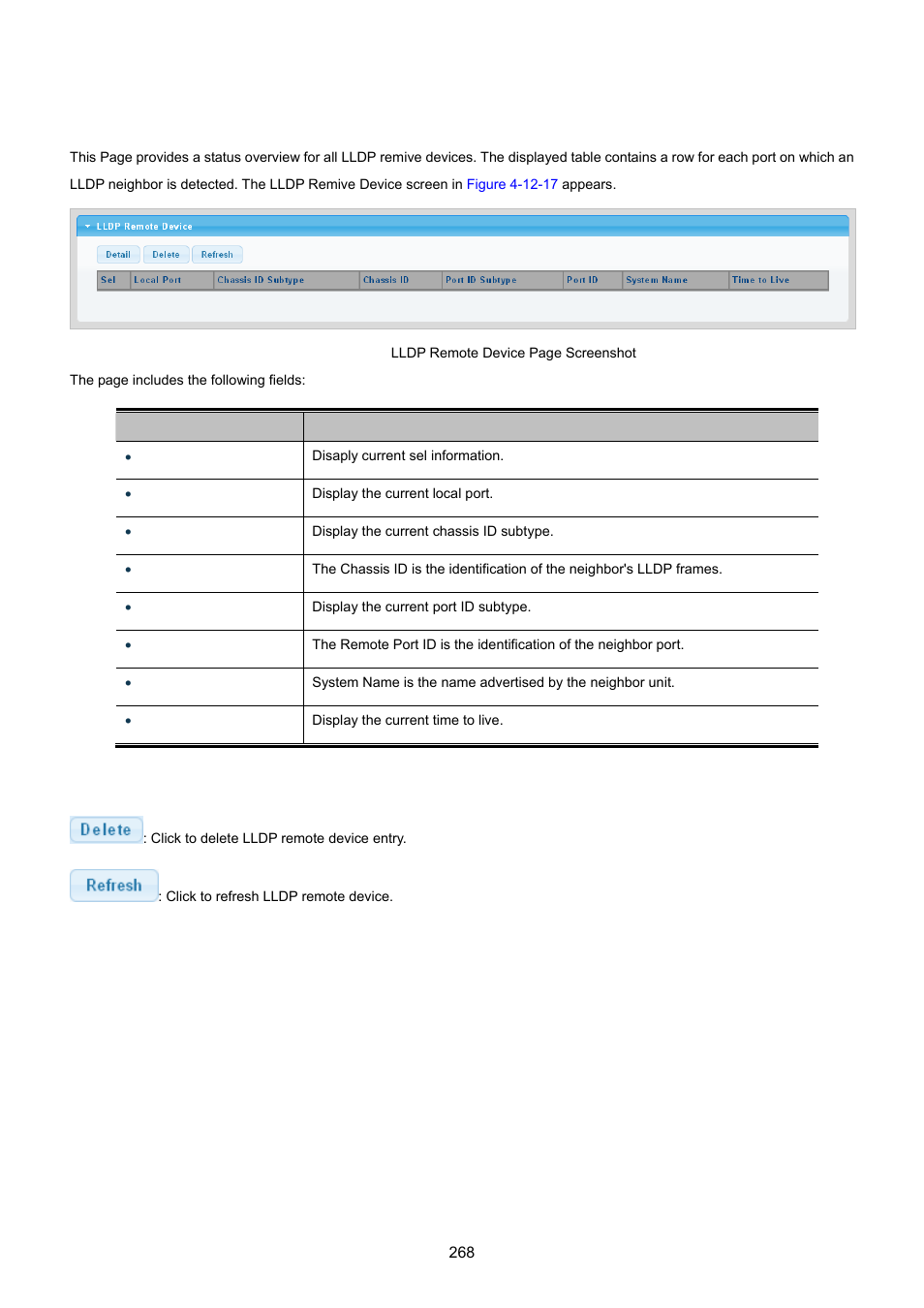 5 lldp remote device | PLANET GS-4210-24P2S User Manual | Page 268 / 346