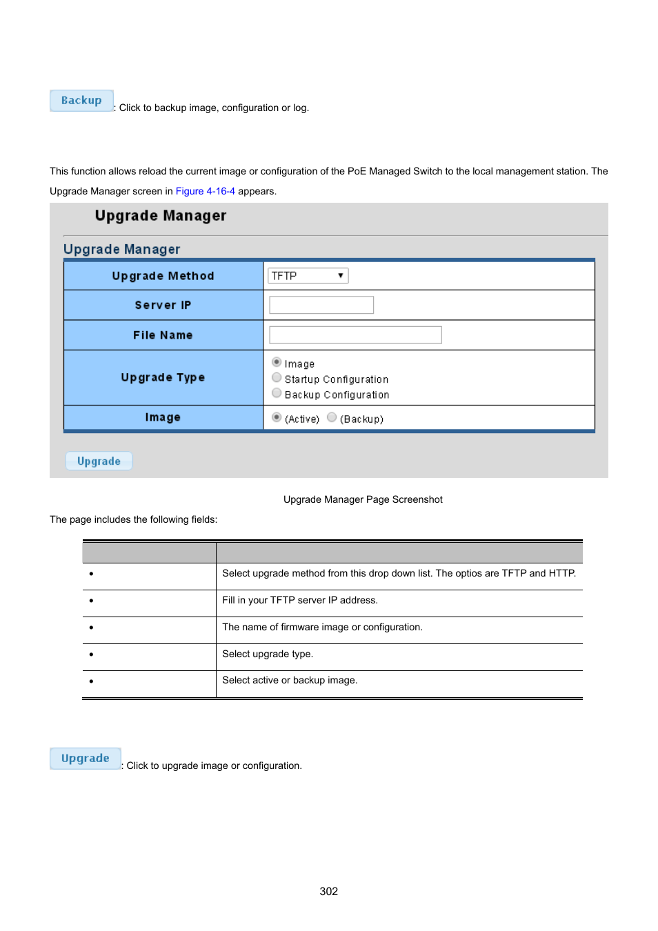 4 upgrade manager | PLANET GS-4210-24P2S User Manual | Page 302 / 346