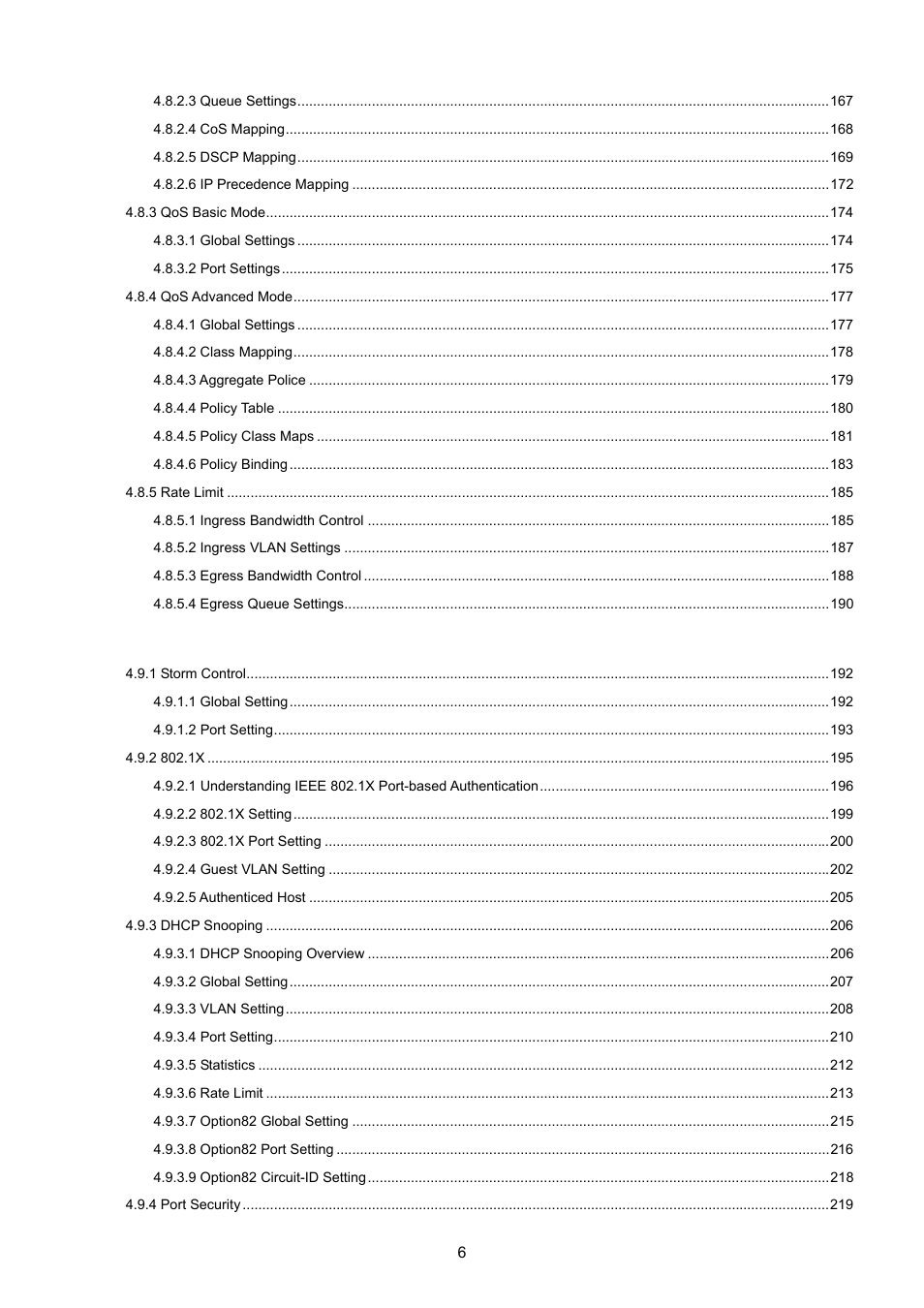 PLANET GS-4210-24P2S User Manual | Page 6 / 346