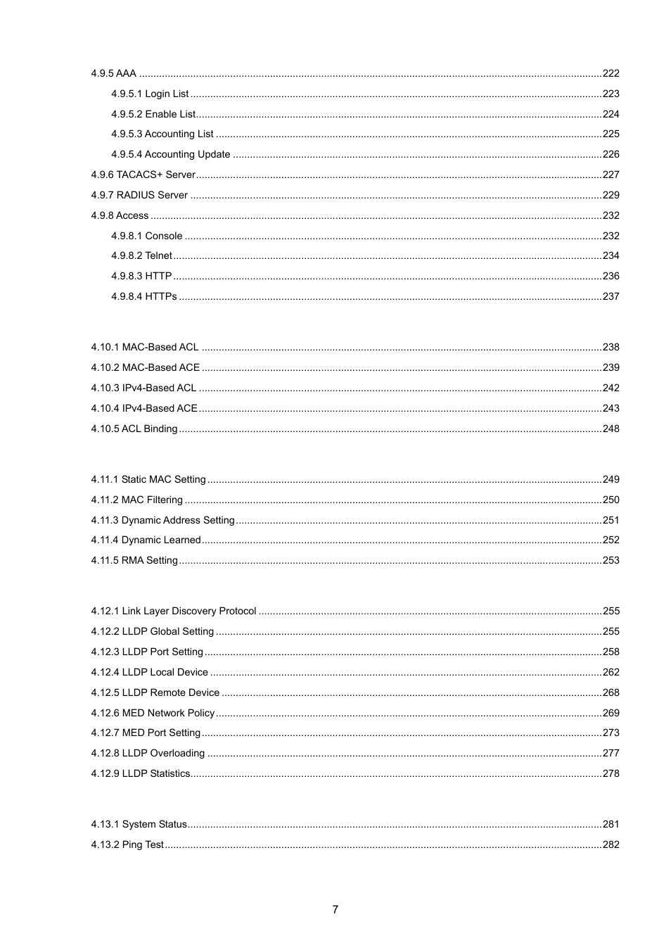 PLANET GS-4210-24P2S User Manual | Page 7 / 346