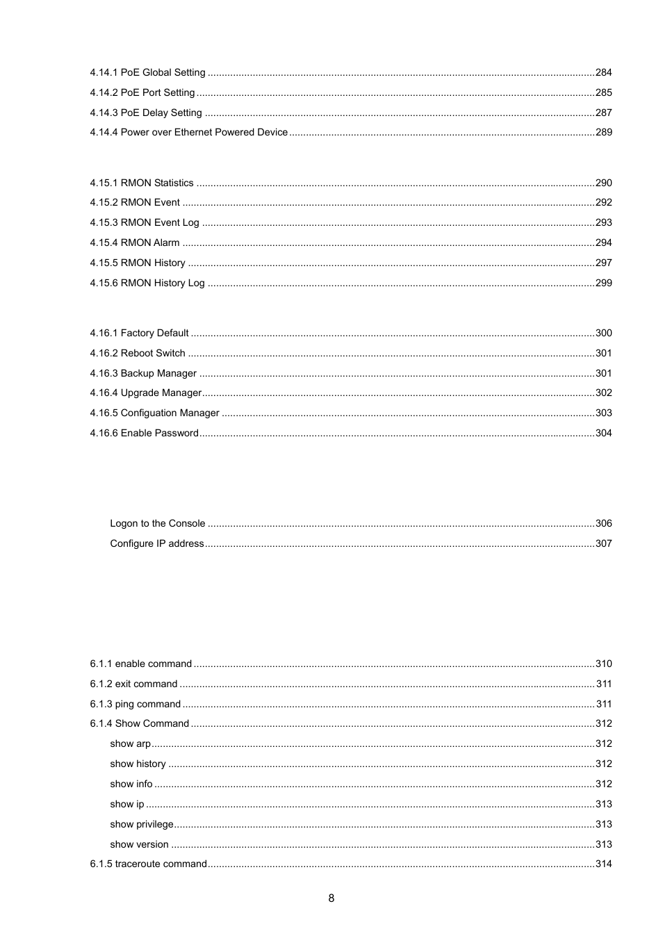 PLANET GS-4210-24P2S User Manual | Page 8 / 346