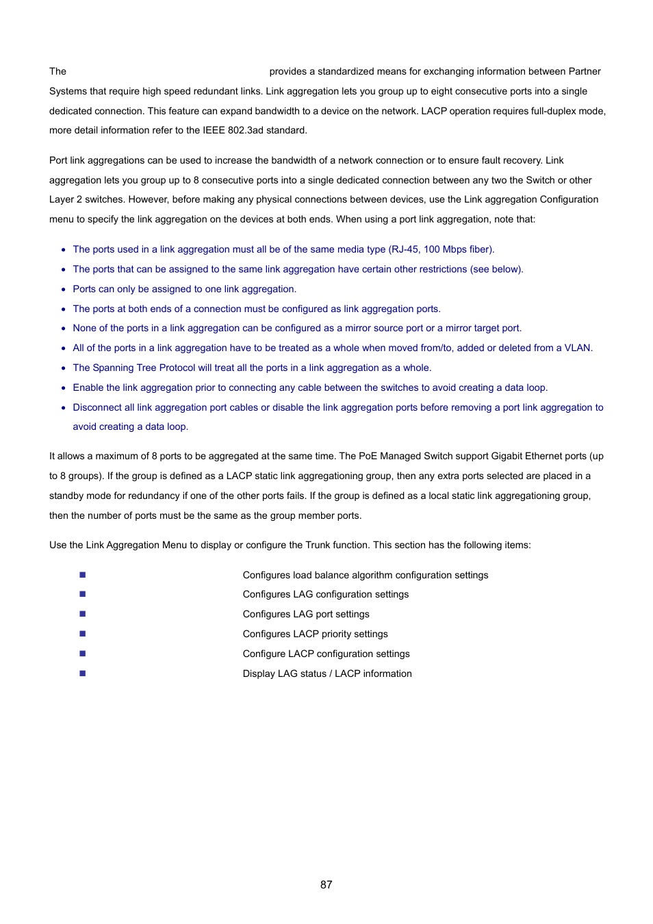PLANET GS-4210-24P2S User Manual | Page 87 / 346