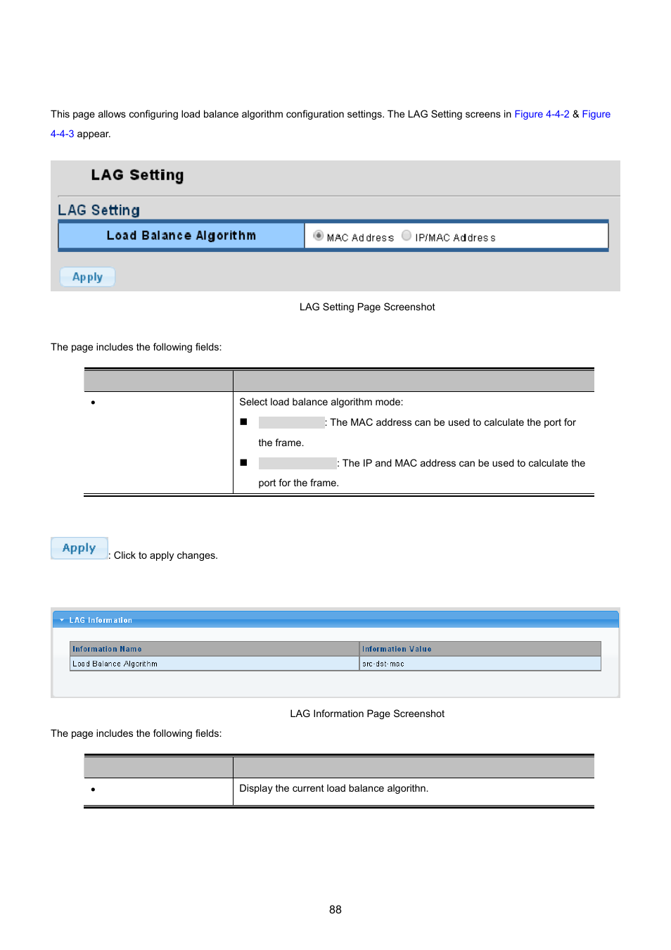 1 lag setting | PLANET GS-4210-24P2S User Manual | Page 88 / 346