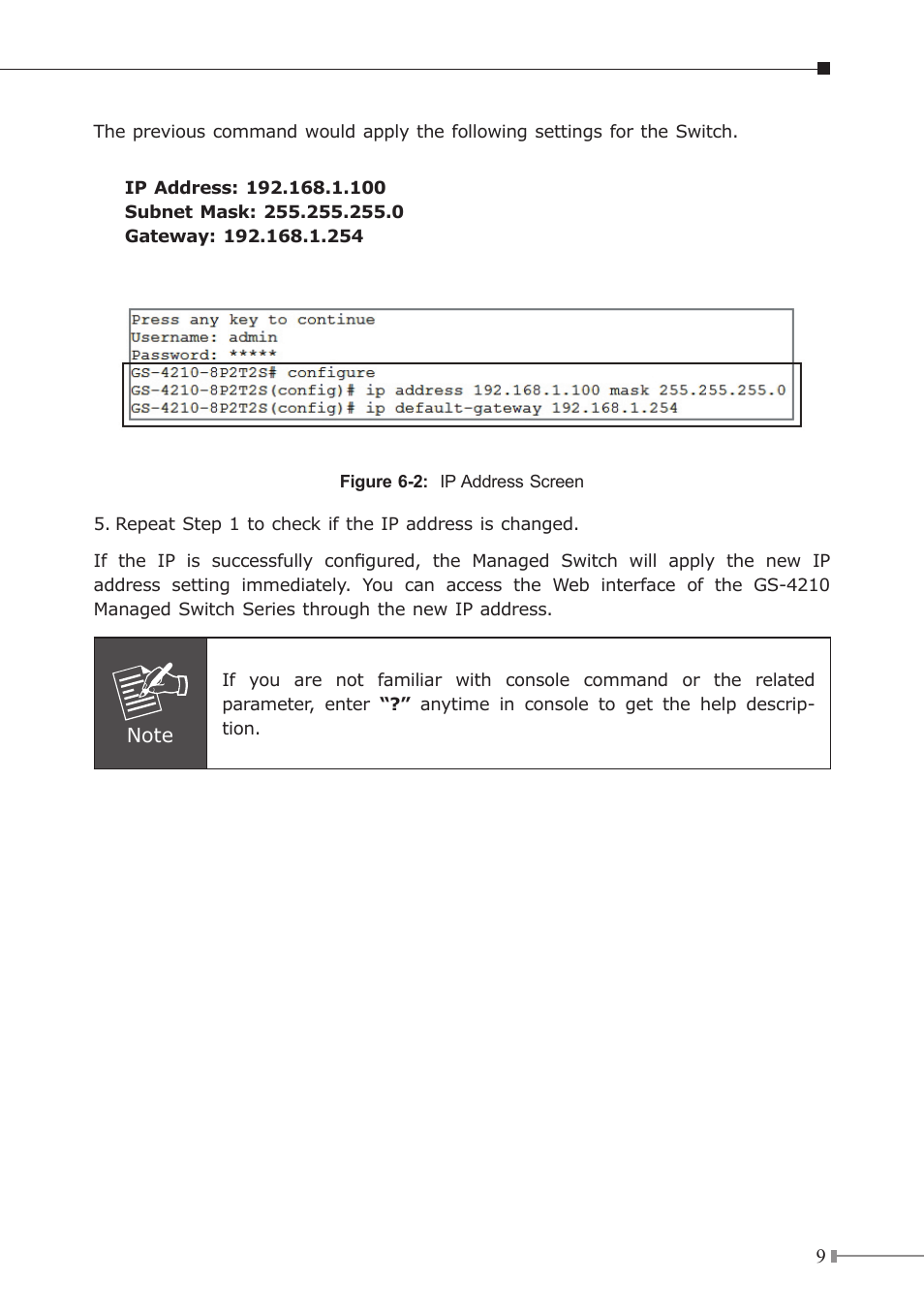 PLANET GS-4210-24P4C User Manual | Page 9 / 16