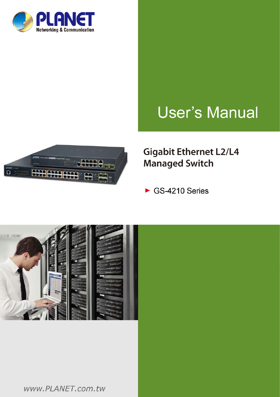 PLANET GS-4210-8P2S User Manual | 353 pages