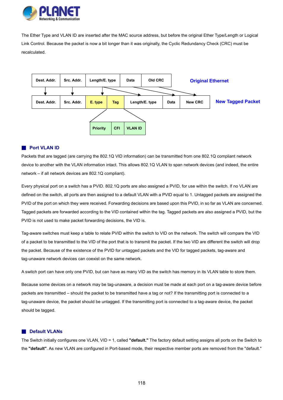 PLANET GS-4210-8P2S User Manual | Page 118 / 353