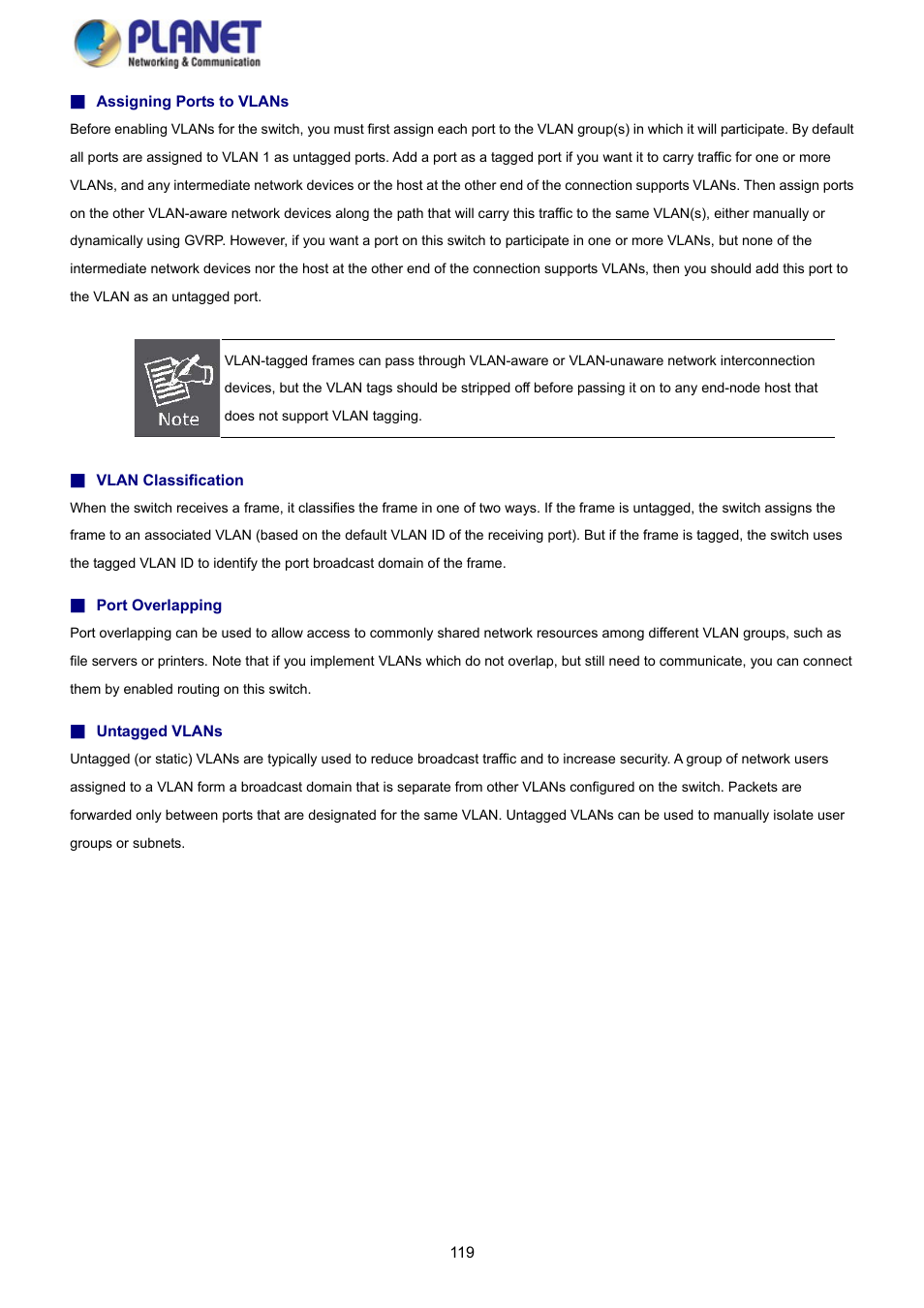 PLANET GS-4210-8P2S User Manual | Page 119 / 353