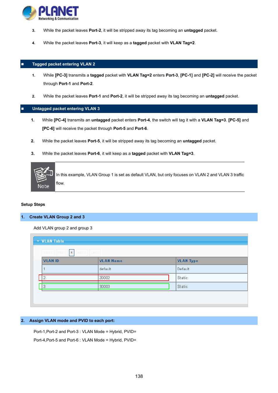 PLANET GS-4210-8P2S User Manual | Page 138 / 353
