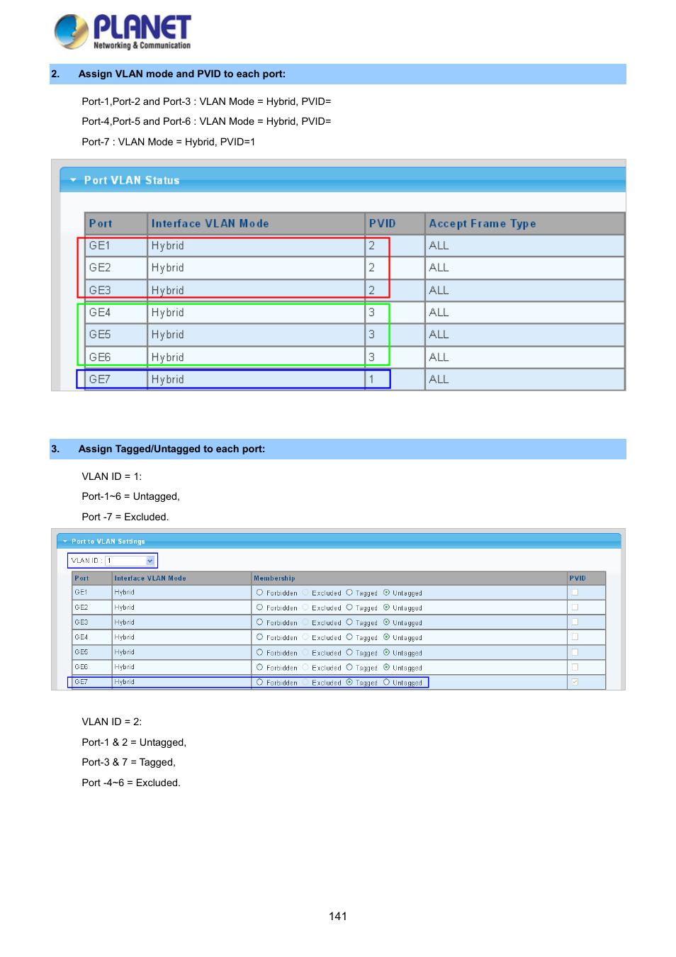 PLANET GS-4210-8P2S User Manual | Page 141 / 353