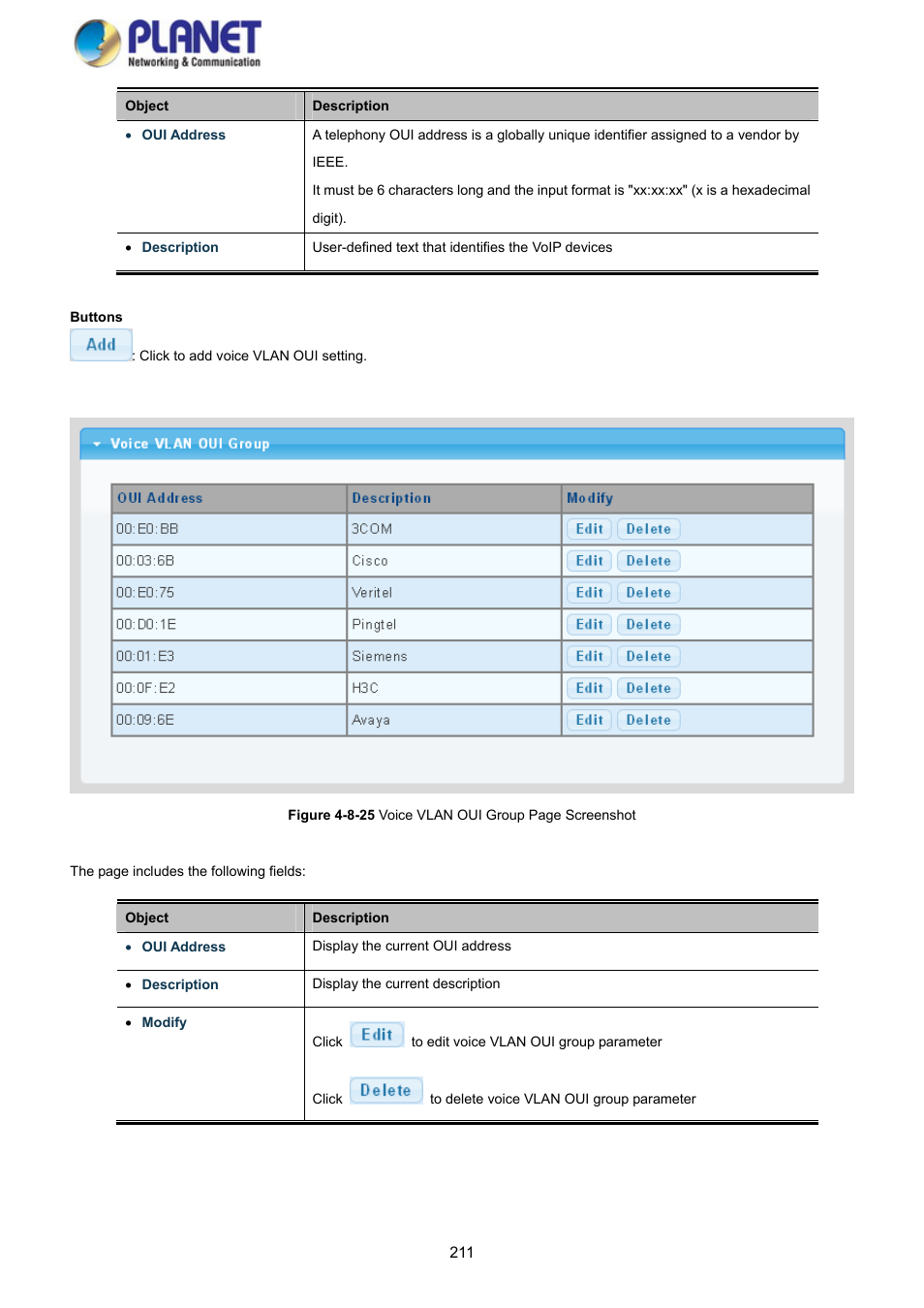 PLANET GS-4210-8P2S User Manual | Page 211 / 353