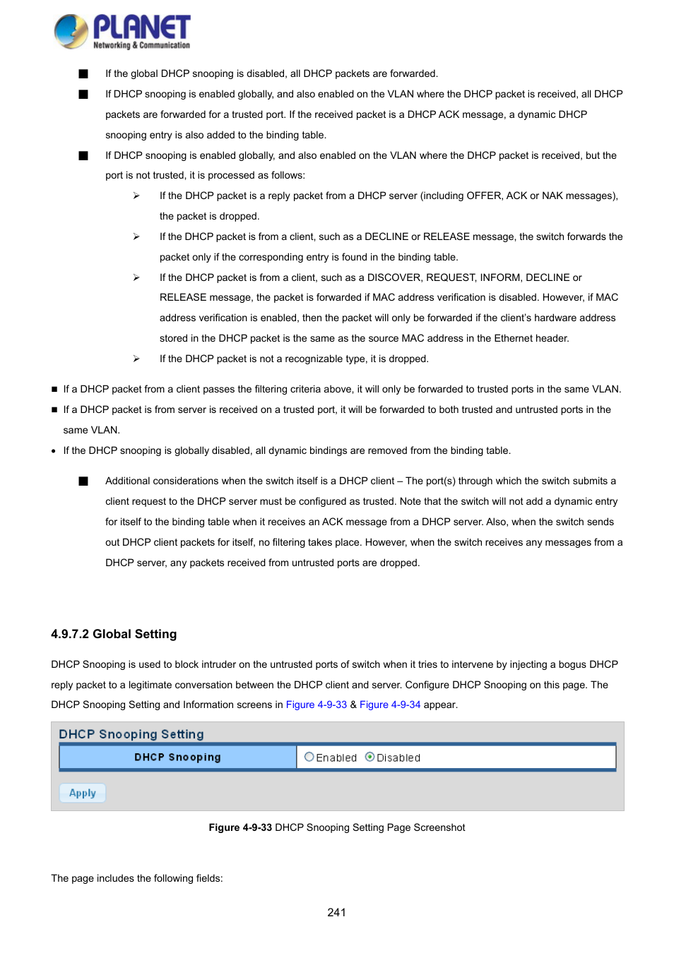 2 global setting | PLANET GS-4210-8P2S User Manual | Page 241 / 353