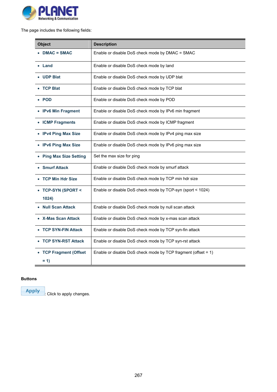 PLANET GS-4210-8P2S User Manual | Page 267 / 353