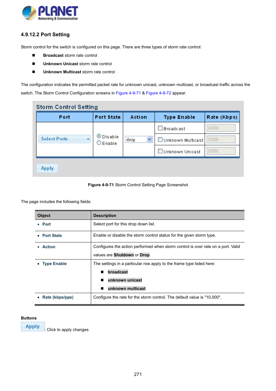 2 port setting | PLANET GS-4210-8P2S User Manual | Page 271 / 353