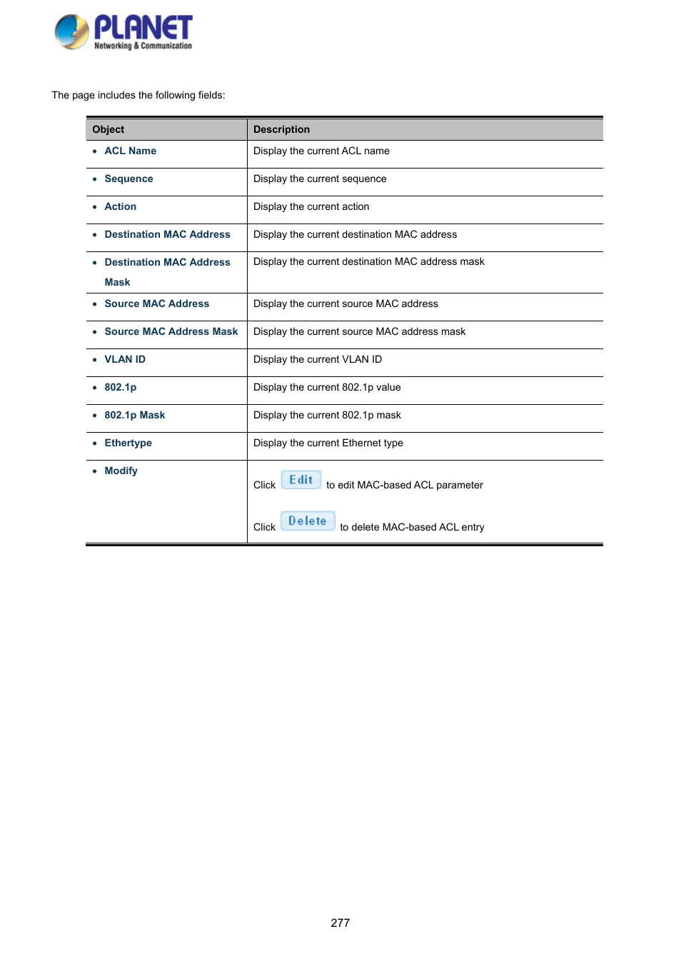 PLANET GS-4210-8P2S User Manual | Page 277 / 353