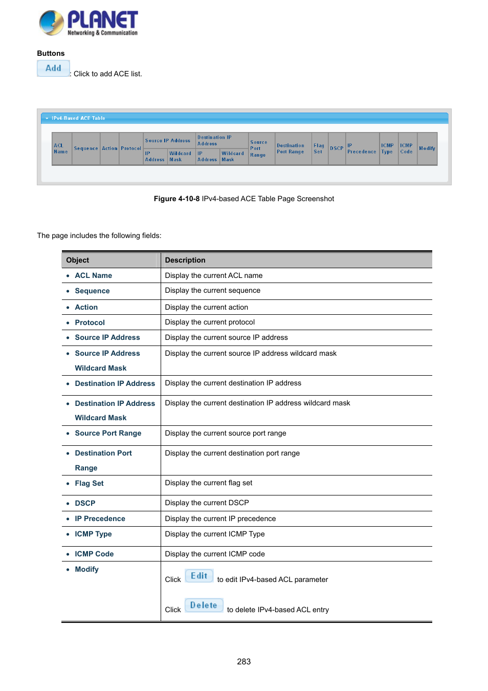 PLANET GS-4210-8P2S User Manual | Page 283 / 353