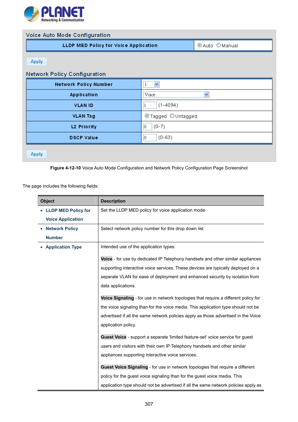 PLANET GS-4210-8P2S User Manual | Page 307 / 353