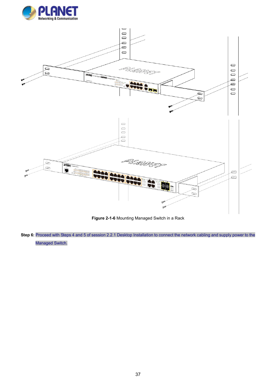 PLANET GS-4210-8P2S User Manual | Page 37 / 353